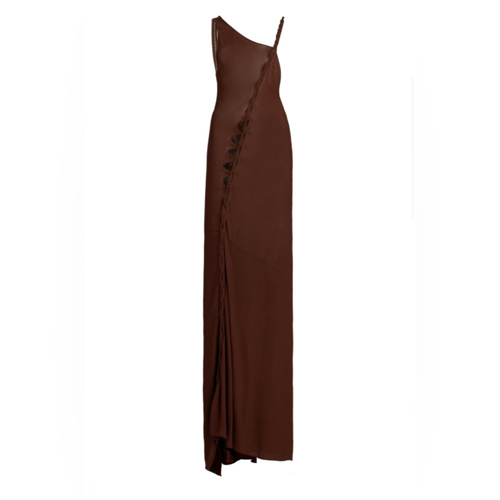 Aya muse birch asymmetric maxi dress x-small. Brand new